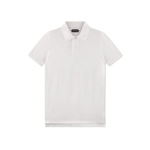 Knitwear Tom Ford Towelling Polo Homme Blanche | NKGZO-5683