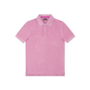 Knitwear Tom Ford Towelling Polo Homme Peony | YOBTI-2806