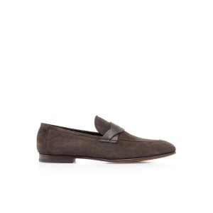 Loafers Tom Ford Daim Sean Twisted Band Homme Noir | IPUAW-2634