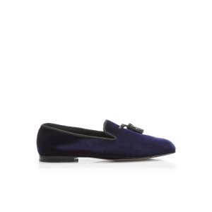 Loafers Tom Ford William Tassel Homme Bleu Foncé | VGTWU-1270