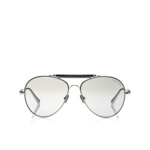 Lunettes Tom Ford Tom N.16 Homme Argent | CQOMD-6891