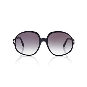 Lunettes de Soleil Tom Ford Claude Femme Noir | XQKIG-4689