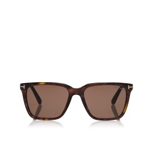 Lunettes de Soleil Tom Ford Garrett Homme Noir | ZMVKX-6058