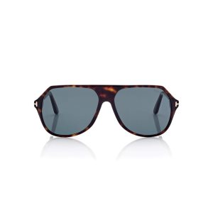 Lunettes de Soleil Tom Ford Hayes Homme Havana | XZDNJ-5640