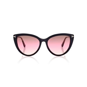 Lunettes de Soleil Tom Ford Isabella Femme Noir Noir | ZQYTV-8416