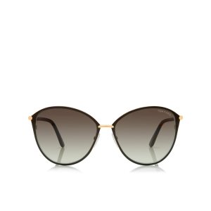 Lunettes de Soleil Tom Ford Penelope Femme Rose Doré | DRWUB-0947