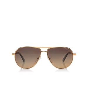 Lunettes de Soleil Tom Ford Polarized Marko Homme Rose Doré | QTWNF-8253