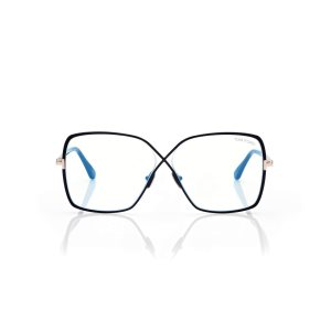 Optique Tom Ford Blue Block Butterfly Femme Noir | EPNXV-4913