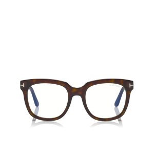 Optique Tom Ford Blue Block Large Homme Noir | ZBDMU-9078