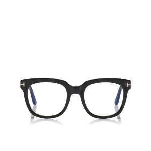 Optique Tom Ford Blue Block Large Femme Noir | EFDPO-0318