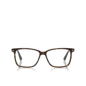 Optique Tom Ford Blue Block Soft Square Homme Noir | PYOBH-6915