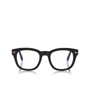 Optique Tom Ford Blue Block Soft Square Homme Noir | WZLGT-9246