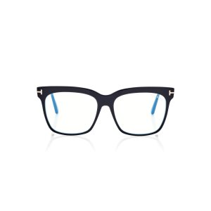 Optique Tom Ford Blue Block Square Femme Noir | GIETY-6791