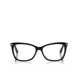 Optique Tom Ford Thin Butterfly Frame Femme Noir | DQYPK-4618