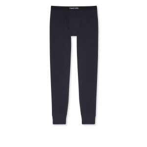 Pantalon De Pyjama Tom Ford Coton Homme Ebony | RVZXL-0361