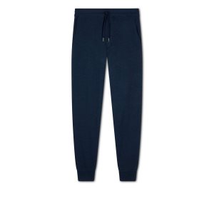 Pantalon Tom Ford Cashmere Silk Hemp Jogger Homme Bleu | RQXNP-2471