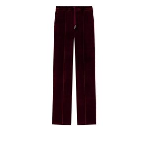 Pantalon Tom Ford Jersey Velvet Jogger Homme Bordeaux | WXZHA-1602