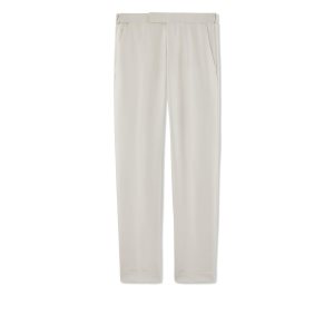 Pantalon Tom Ford Organza Reverse Twill Cooper Trouser Homme Beige Vert | KVCIH-4192