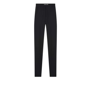 Pantalon Tom Ford Stretch Lycra Logoed Leggings Femme Noir | TAEYX-9275