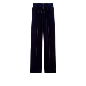 Pantalon Tom Ford Viscose Fluid Velvet Cooper Tailored Jogger Homme Bleu | XJSZY-1594