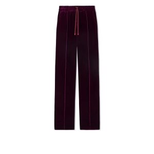 Pantalon Tom Ford Viscose Velvet Tailored Joggers Femme Bleu Royal Violette | XJVUK-1358