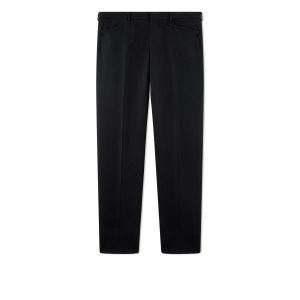 Pantalon Tom Ford Whipcord Atticus Trouser Homme Noir | LSPXC-1460