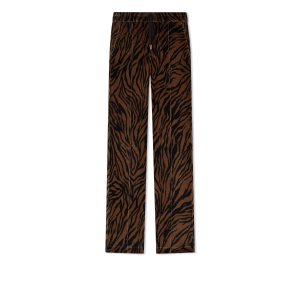 Pantalon Tom Ford Zebra Print Velour Jogger Homme Marron Noir | WKLZQ-8671