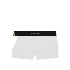 Pantalons Tom Ford Modal Signature Cut-out Boxers Femme Blanche | LVWON-9321