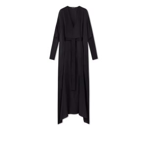 Peignoir Tom Ford Light Double Georgette Kaftan Femme Noir | YHBJP-6152