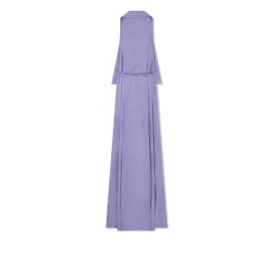 Peignoir Tom Ford Silk Maroccaine Evening Femme Violette | AIPSV-6237