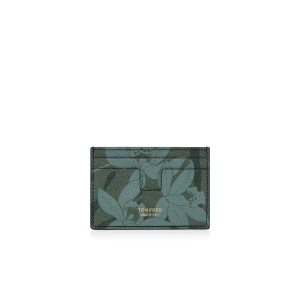 Petits Portefeuilles Tom Ford Orchid Camo Print Classiche Cardholder Homme Violette Camouflage | ICKML-9642