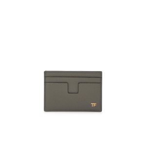 Petits Portefeuilles Tom Ford Small Grain Cuir Money Clip Cardholder Homme Grise | LDBMN-8615