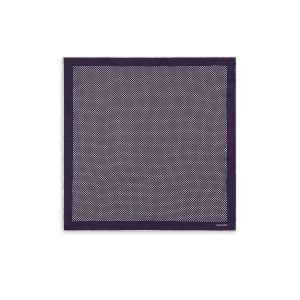 Pochettes De Costume Tom Ford Polka Dot Silk Homme Violette | WZCBH-2947