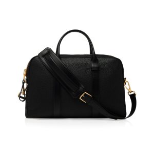 Porte-Documents Tom Ford Grain Cuir Buckley Homme Noir | LCZKM-0216