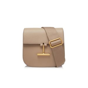 Sacs Crossbody Tom Ford Grain Cuir Tara Mini Femme Grise Marron | LYNUV-9783