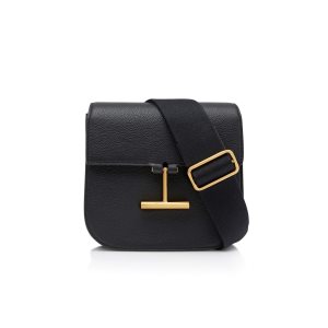 Sacs Crossbody Tom Ford Grain Cuir Tara Mini Femme Noir | TQGSK-6021