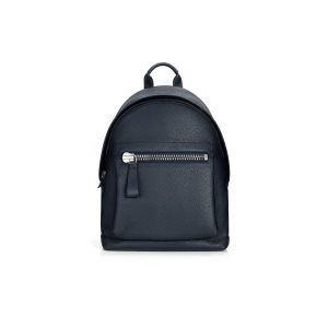 Sacs À Dos Tom Ford Grain Cuir Buckley Homme Bleu Marine | FYQJA-6975