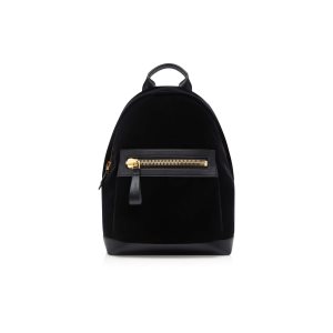 Sacs À Dos Tom Ford Velvet Buckley Homme Noir | LENVQ-5076