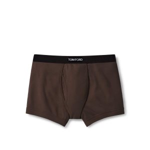 Slips Tom Ford Coton Boxer Homme Beige | BSUIE-4710