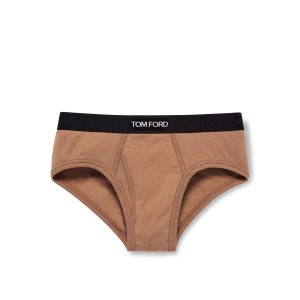 Slips Tom Ford Coton Boxer Homme Beige | WQEUT-2763