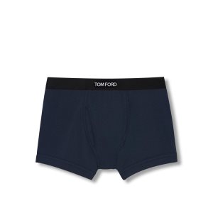 Slips Tom Ford Coton Boxer Homme Bleu Marine | IKAHT-4105