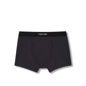 Slips Tom Ford Coton Boxer Homme Ebony | UYSKE-2174