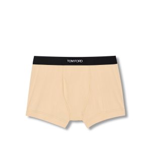 Slips Tom Ford Coton Boxer Homme Jaune Clair | ROSEZ-3760