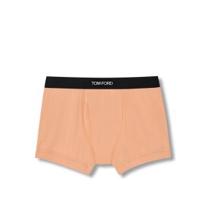 Slips Tom Ford Coton Boxer Homme Orange Clair | QCTNX-4657