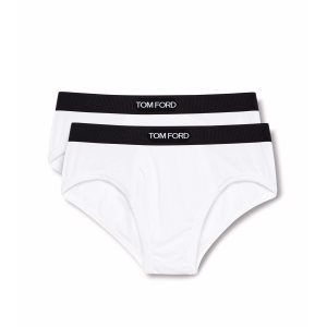 Slips Tom Ford Coton Modal Two Pack Boxer Homme Blanche | CSWJE-1420