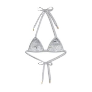 Soutien Gorge Tom Ford Liquid Sequins Femme Argent | LEOWB-8149