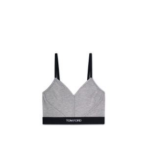 Soutien Gorge Tom Ford Modal Signature Top Femme Grise | JKZVN-1540