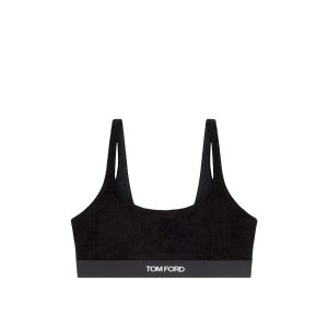 Soutien Gorge Tom Ford Stretch Velvetlette Femme Noir | JQLNF-6872