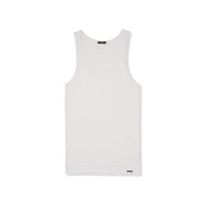 T Shirts Tom Ford Coton Modal Rib Tank Homme Blanche | LOMSQ-3860