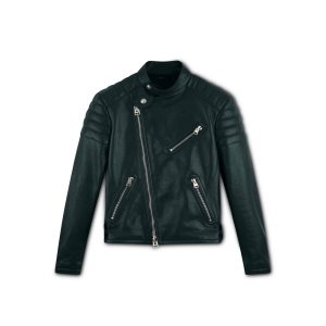 Vêtements D'extérieur Tom Ford Cuir Icon Vélo Homme Noir | CGQNT-0765